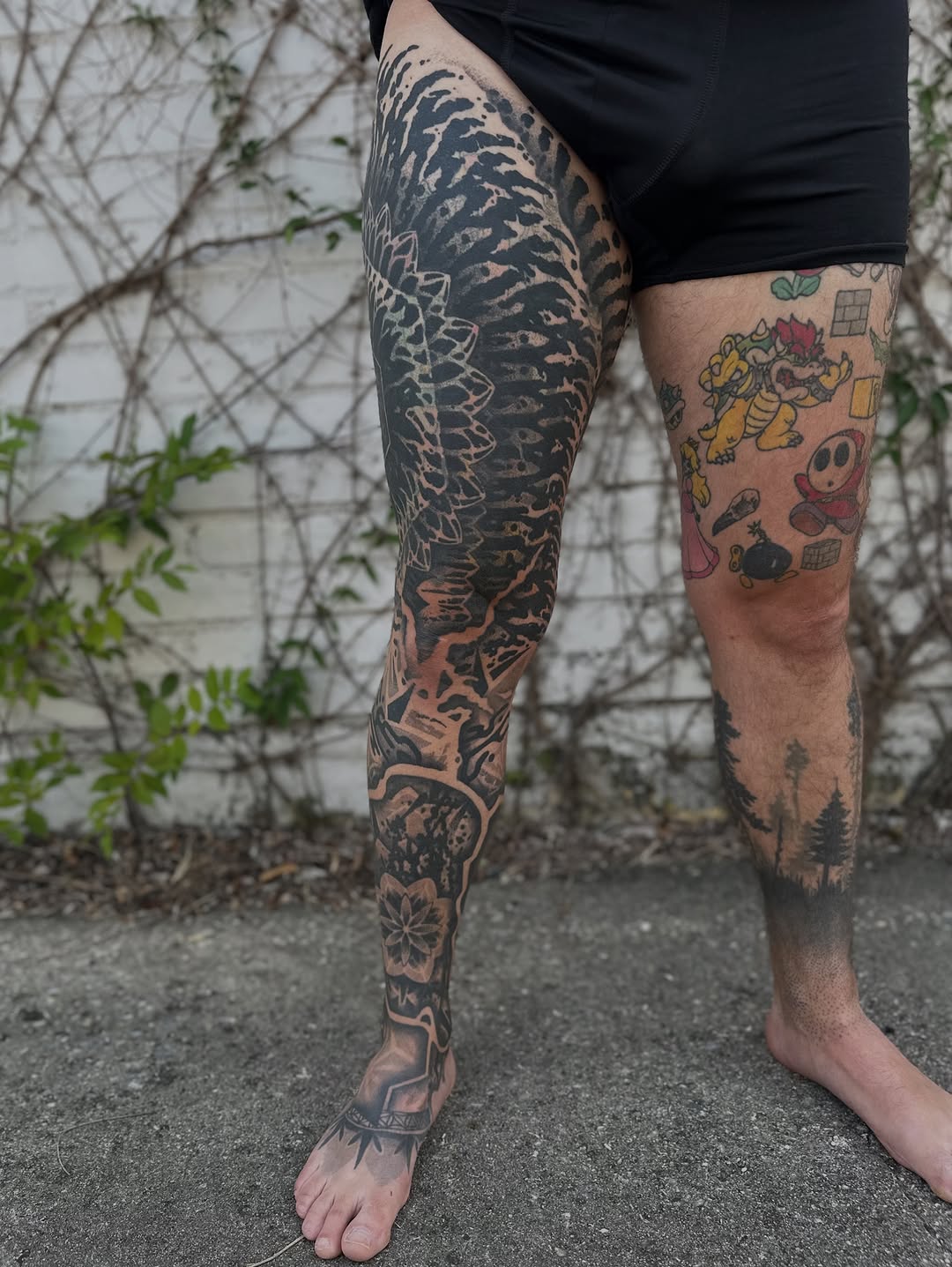 Tattoo by @jon.miller.tattoo — blackwork, geometric