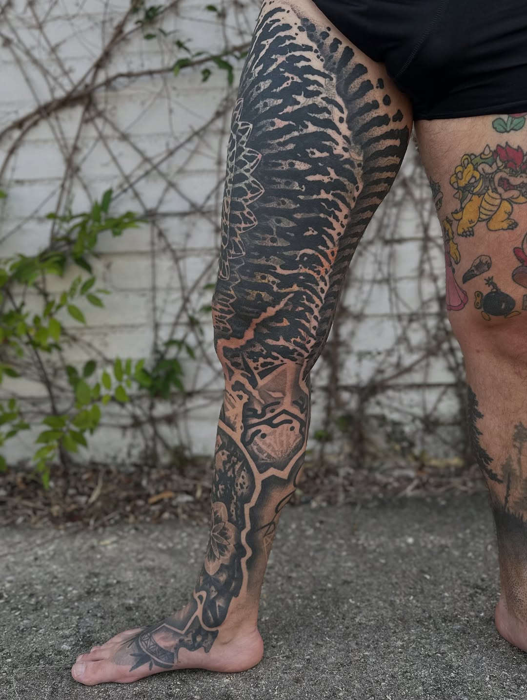 Tattoo by @jon.miller.tattoo — blackwork, geometric