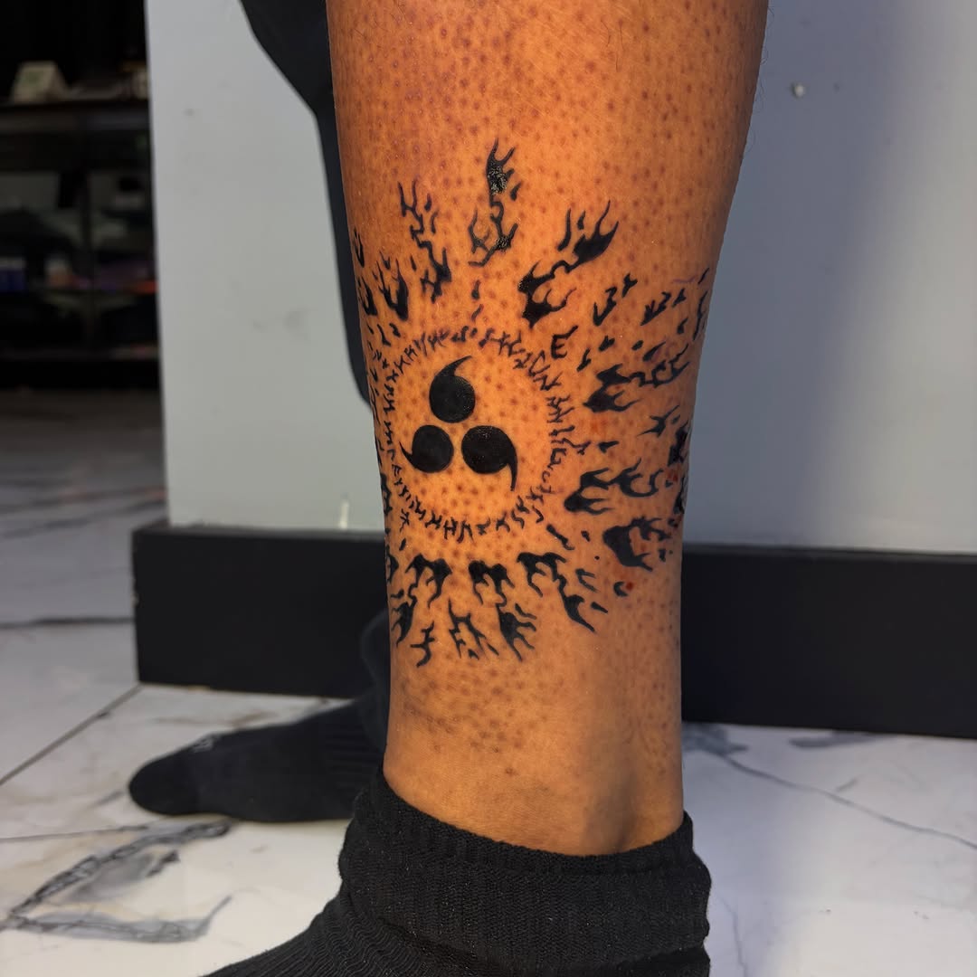 Tattoo by @vienna.tattoo — blackwork, lettering_script