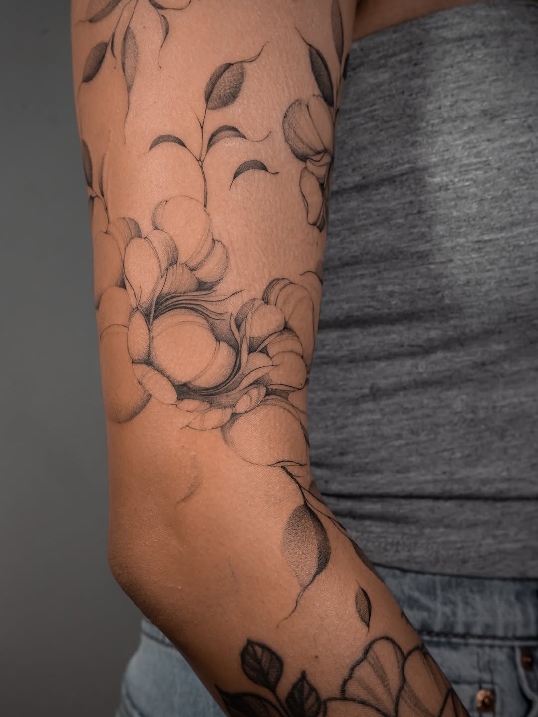 Tattoo by @badlildiva.tattoo — fine_line, black_and_grey