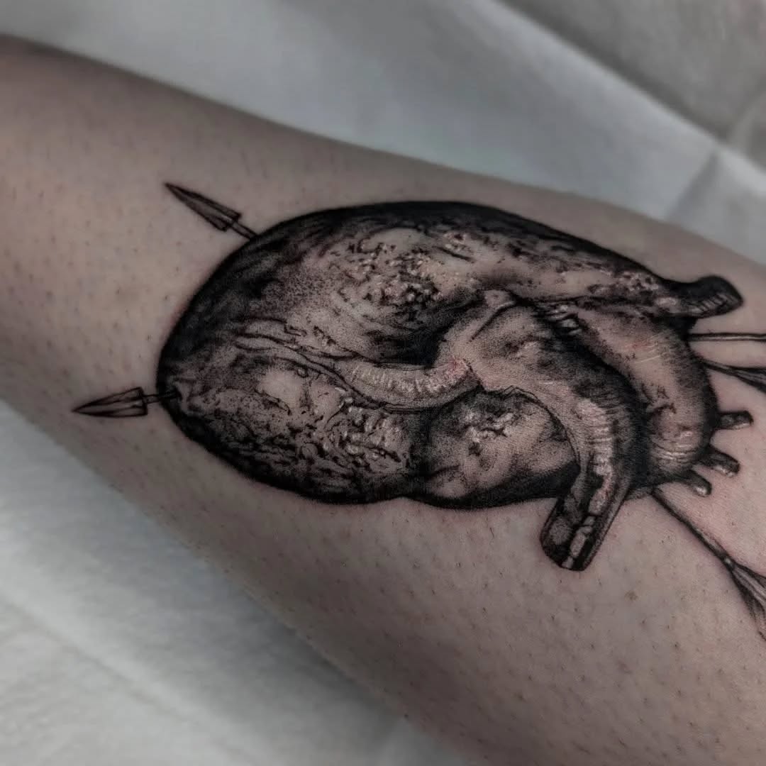 Tattoo by @brightboneink — realism, black_and_grey