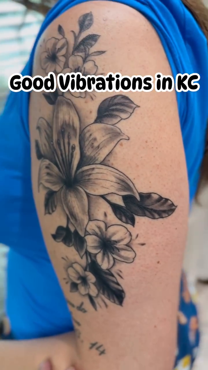 Tattoo by @goodvibrationsinkc — realism, black_and_grey