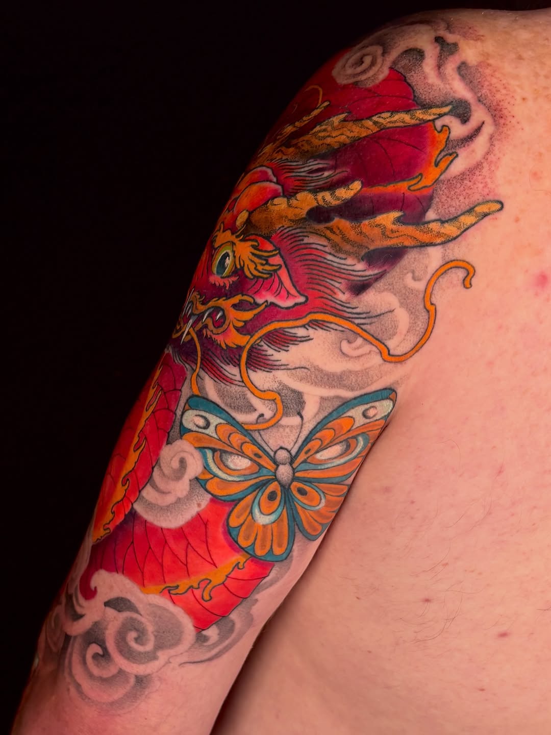 Tattoo by @izadeeg — japanese_irezumi, neo_traditional