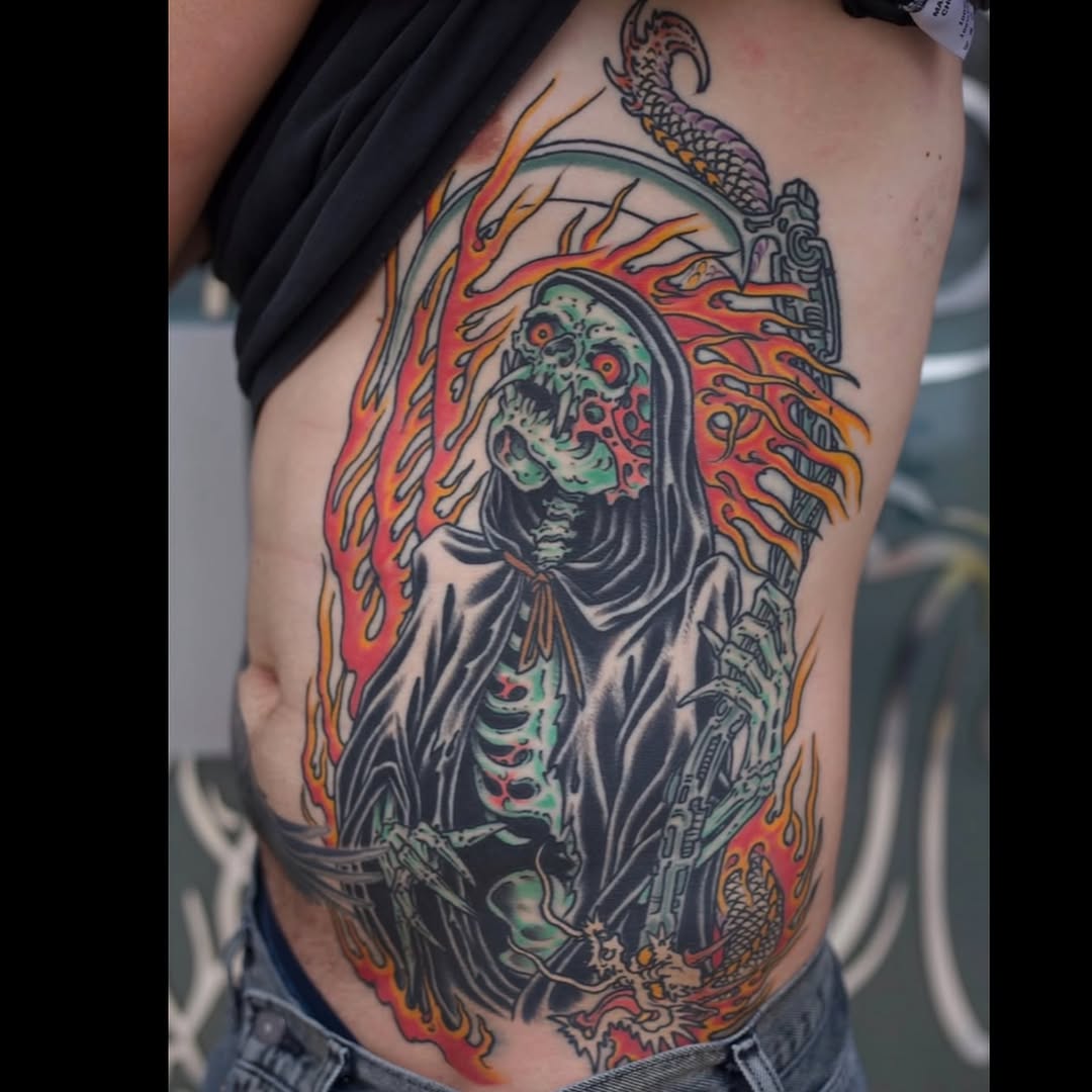 Tattoo by @j_ranno — neo_traditional, trash_polka