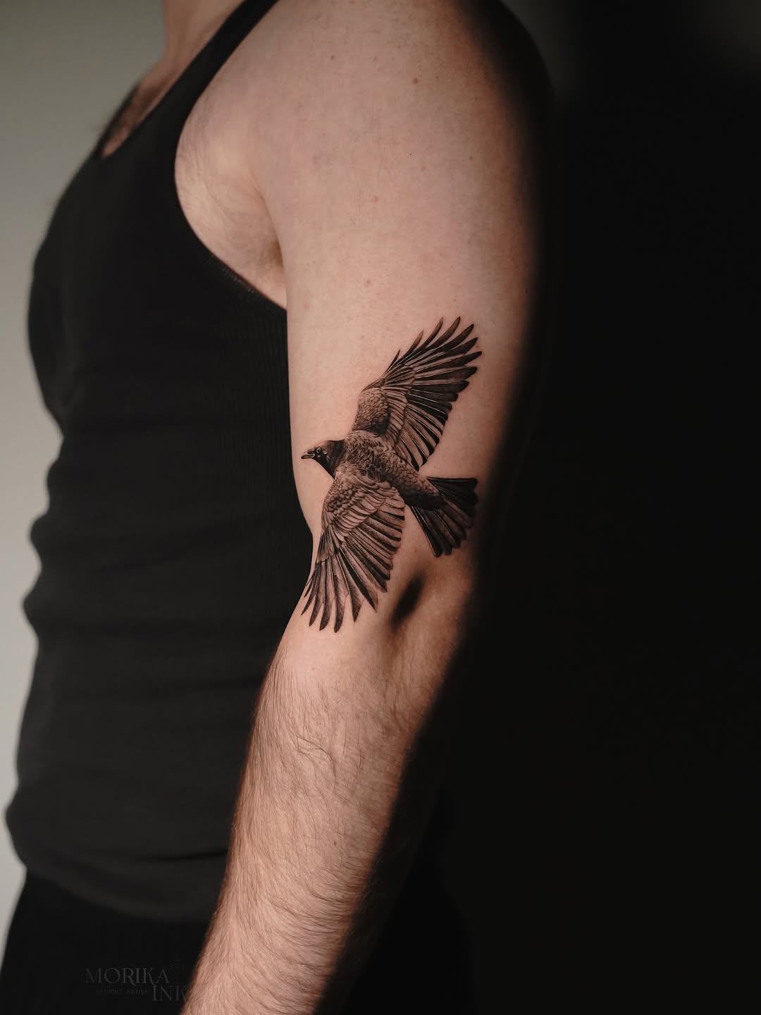 Tattoo by @morika.ink — realism, black_and_grey
