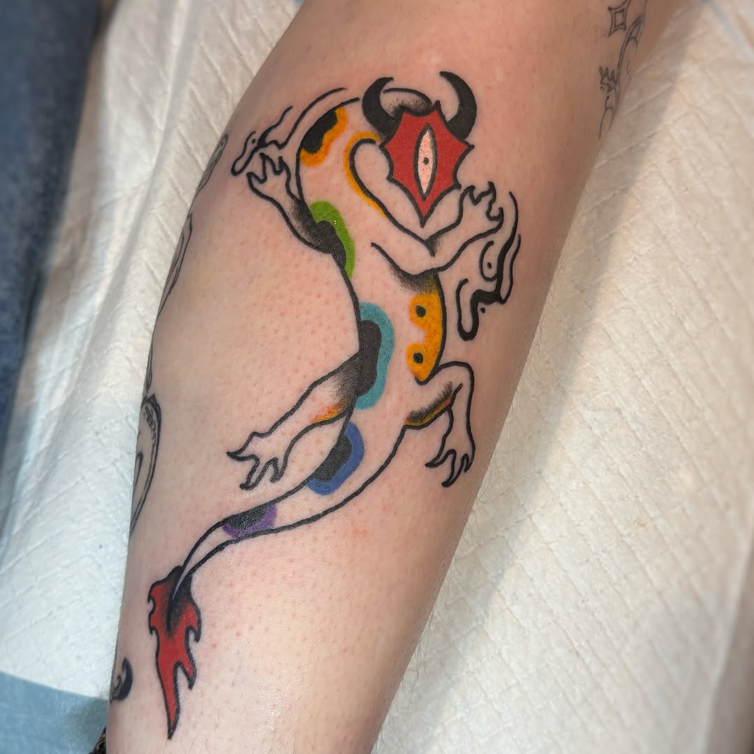 Tattoo by @birchbeast — new_school