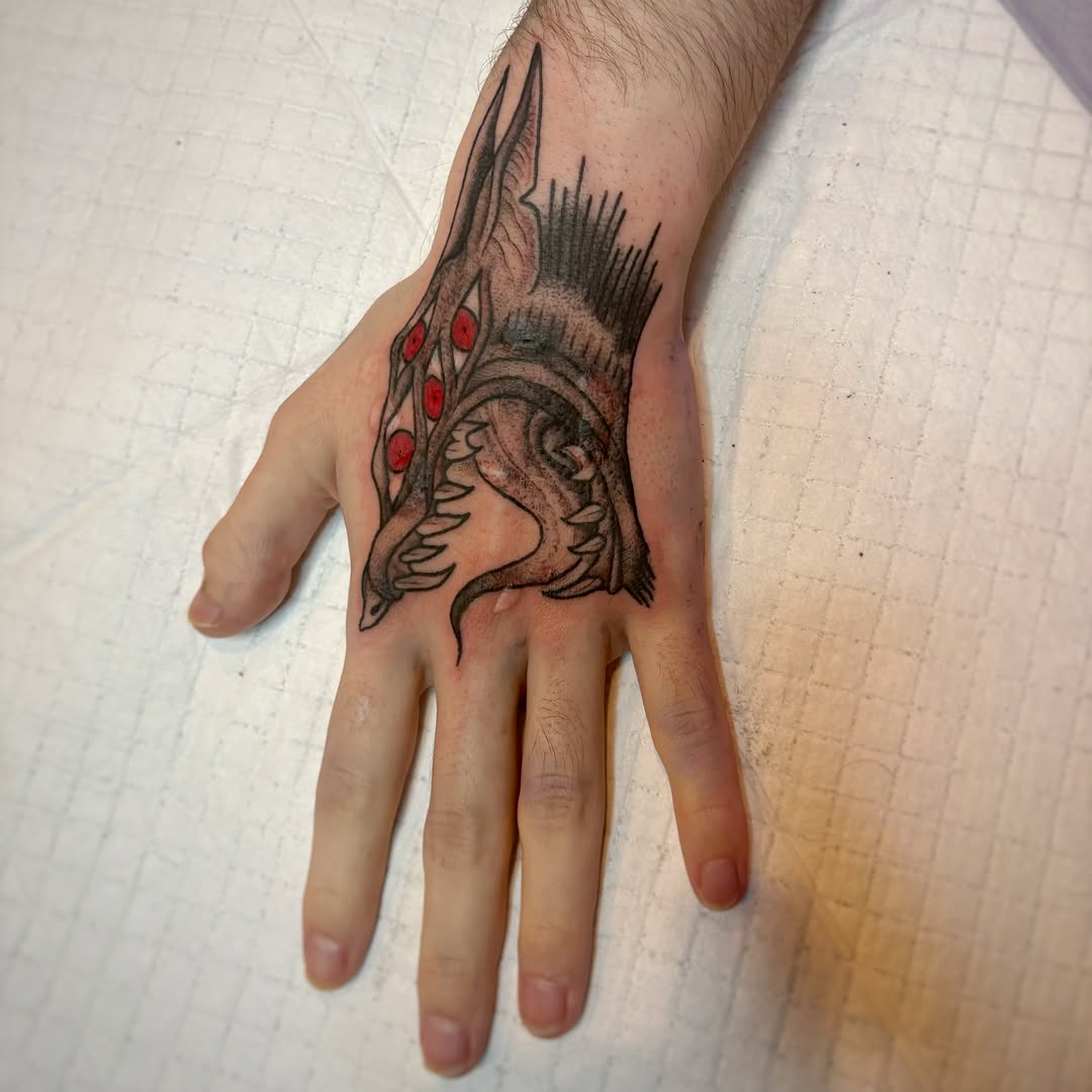 Tattoo by @birchbeast — dark_realism, black_and_grey
