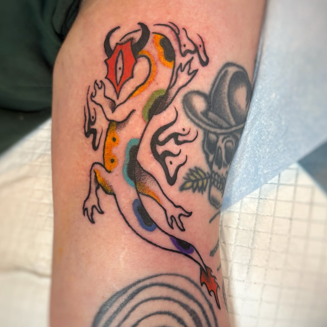 Tattoo by @birchbeast — new_school, illustrative