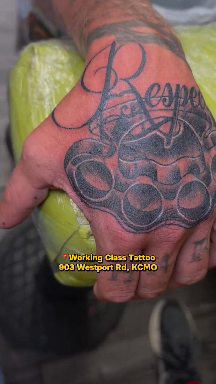 Tattoo by @milesdeoring — lettering_script, black_and_grey