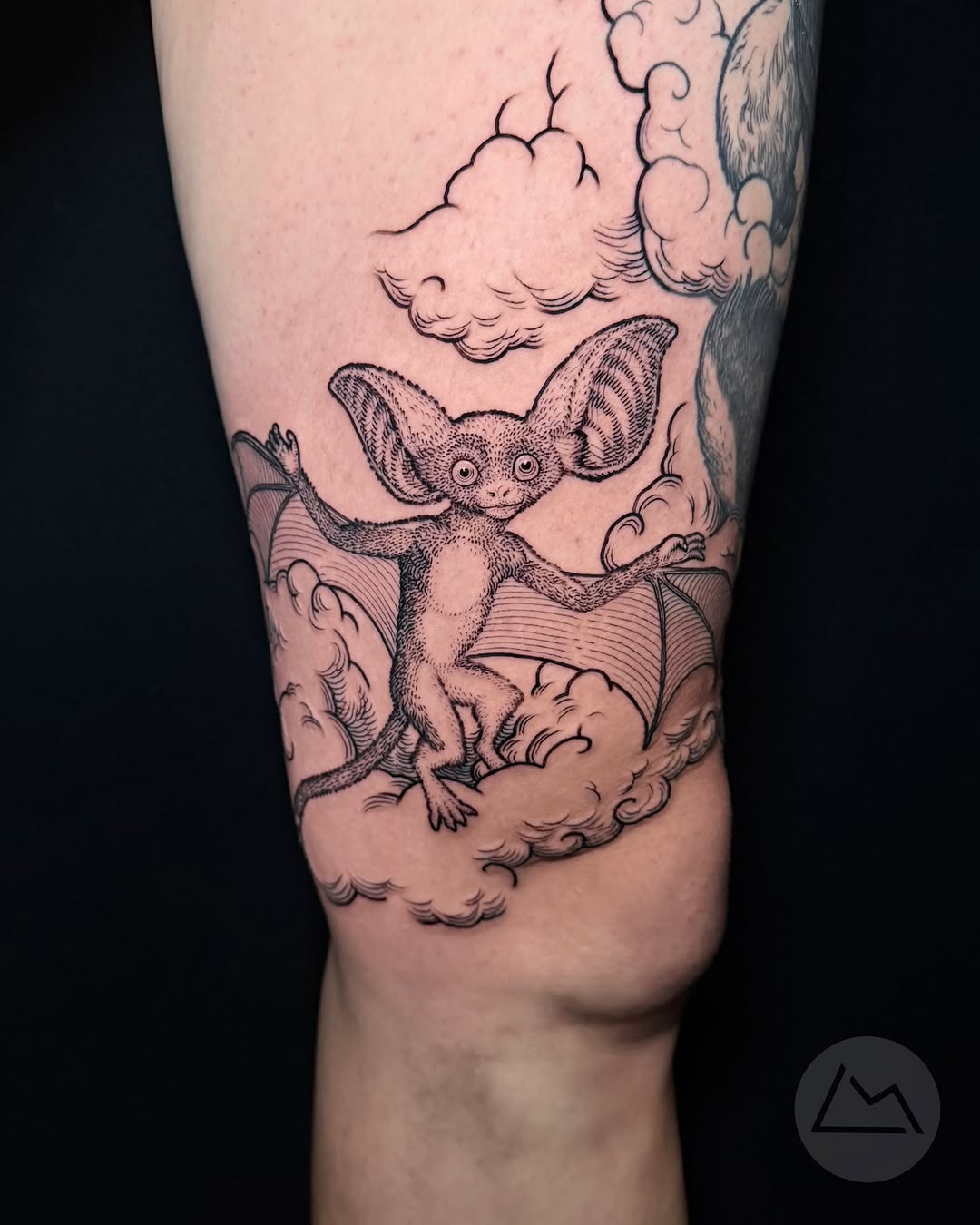 Tattoo by @tattoosbylandon — illustrative, black_and_grey