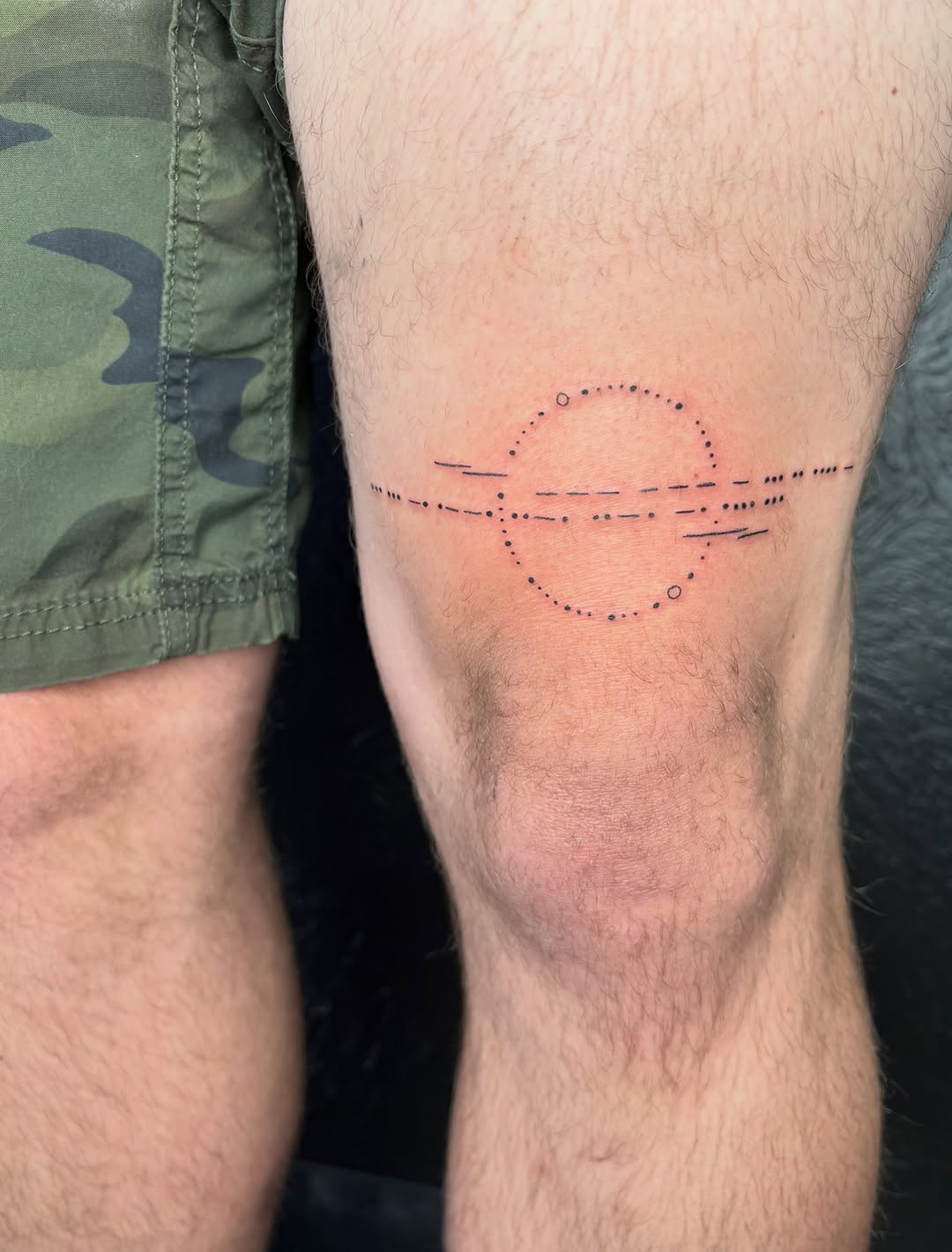 Tattoo by @vivala_goldfish — fine_line, geometric
