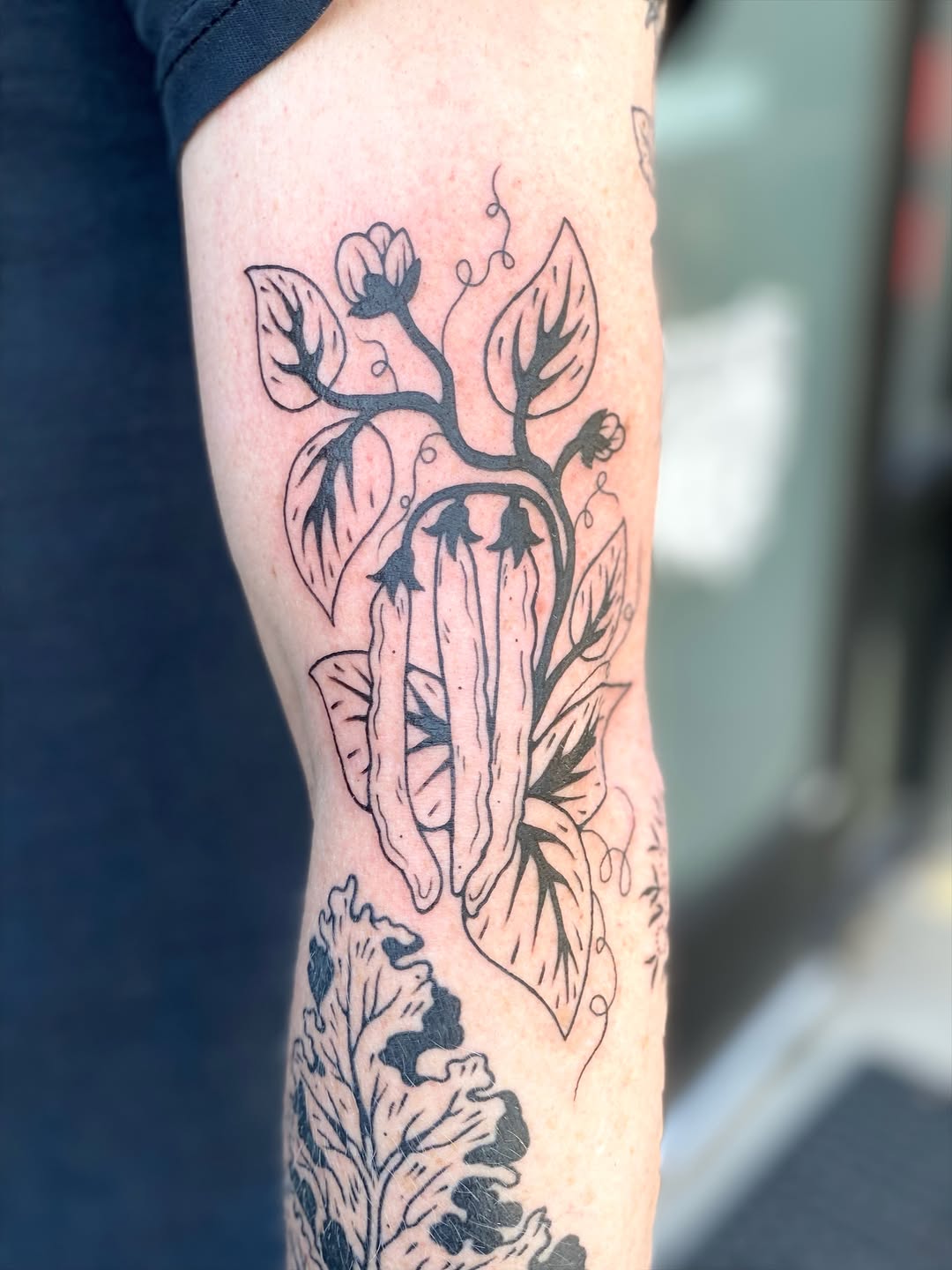 Tattoo by @lemonboyinks — illustrative