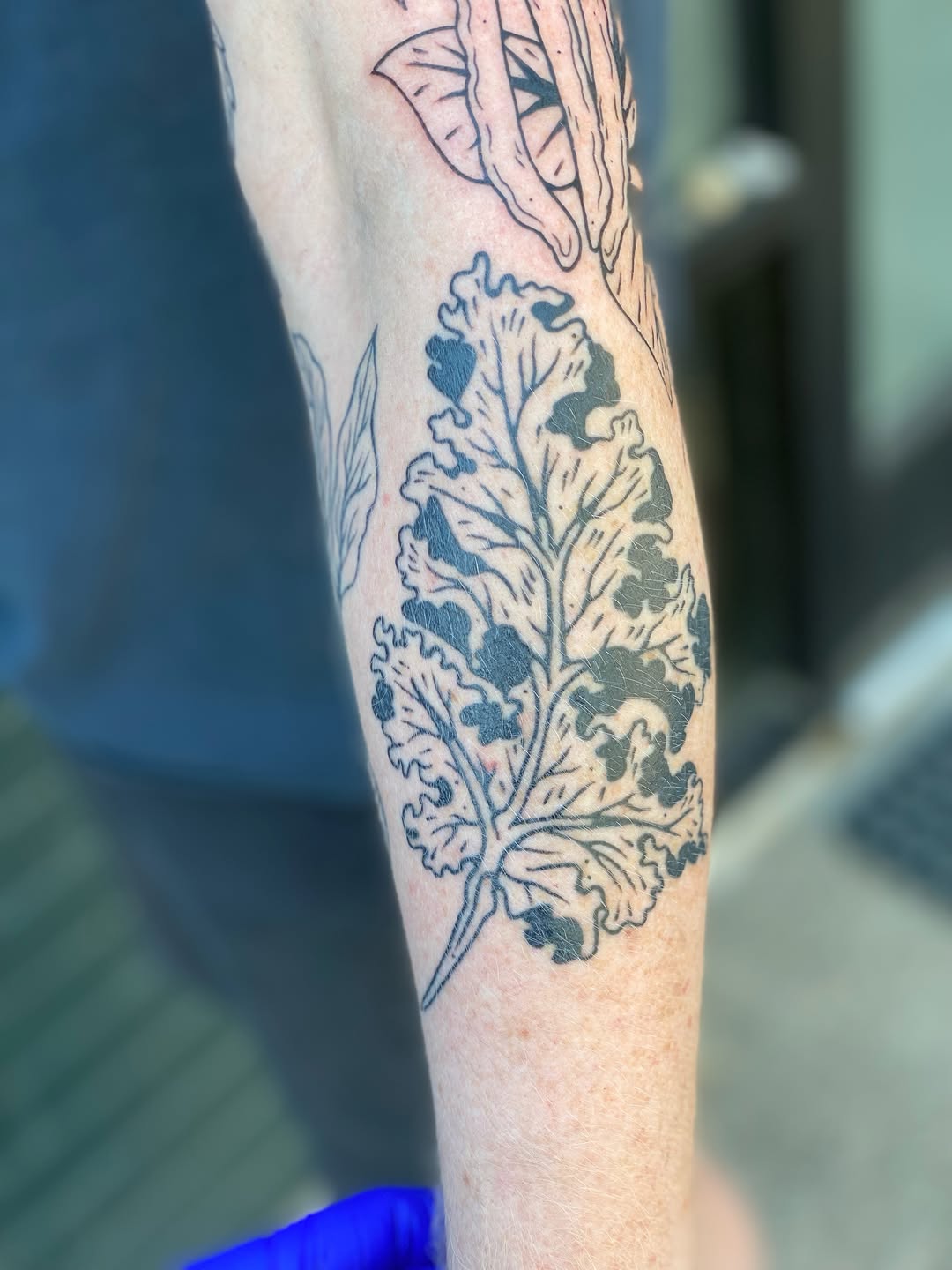 Tattoo by @lemonboyinks — blackwork, illustrative