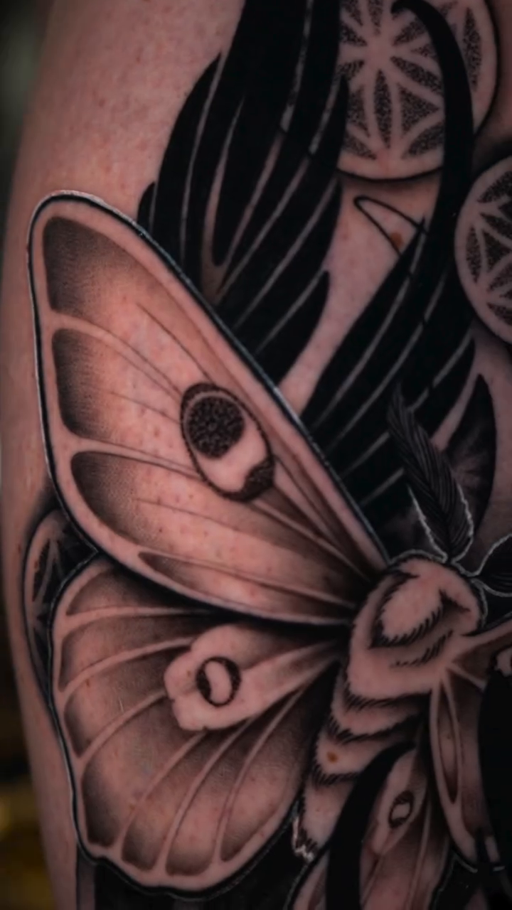 Tattoo by @hxc.tattoos — black_and_grey, realism