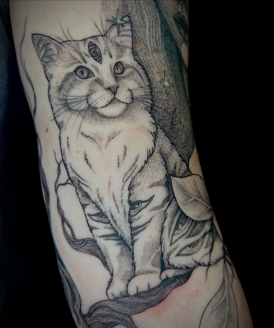 Tattoo by @patakota_ — dotwork, realism