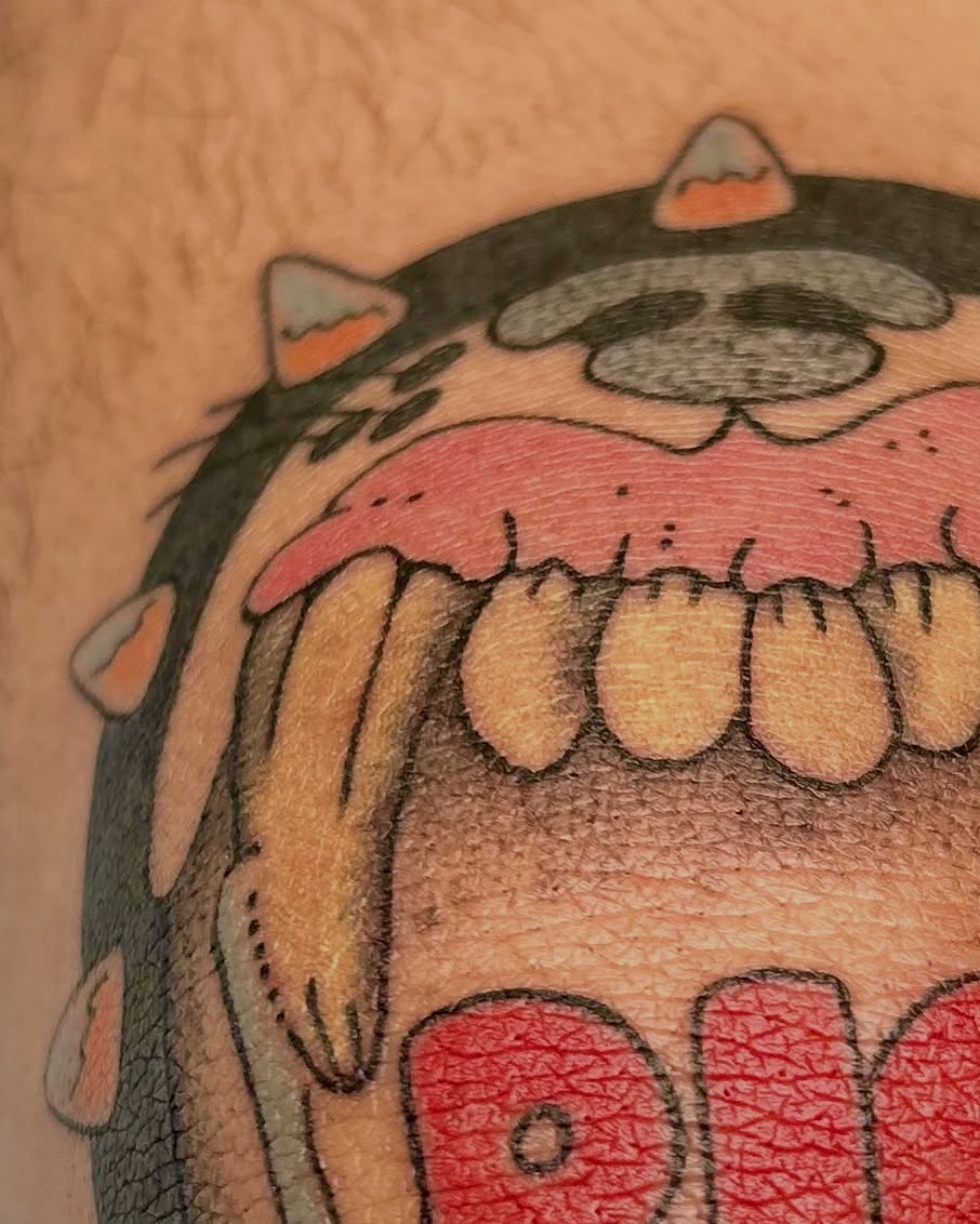 Tattoo by @scratch.witch — new_school