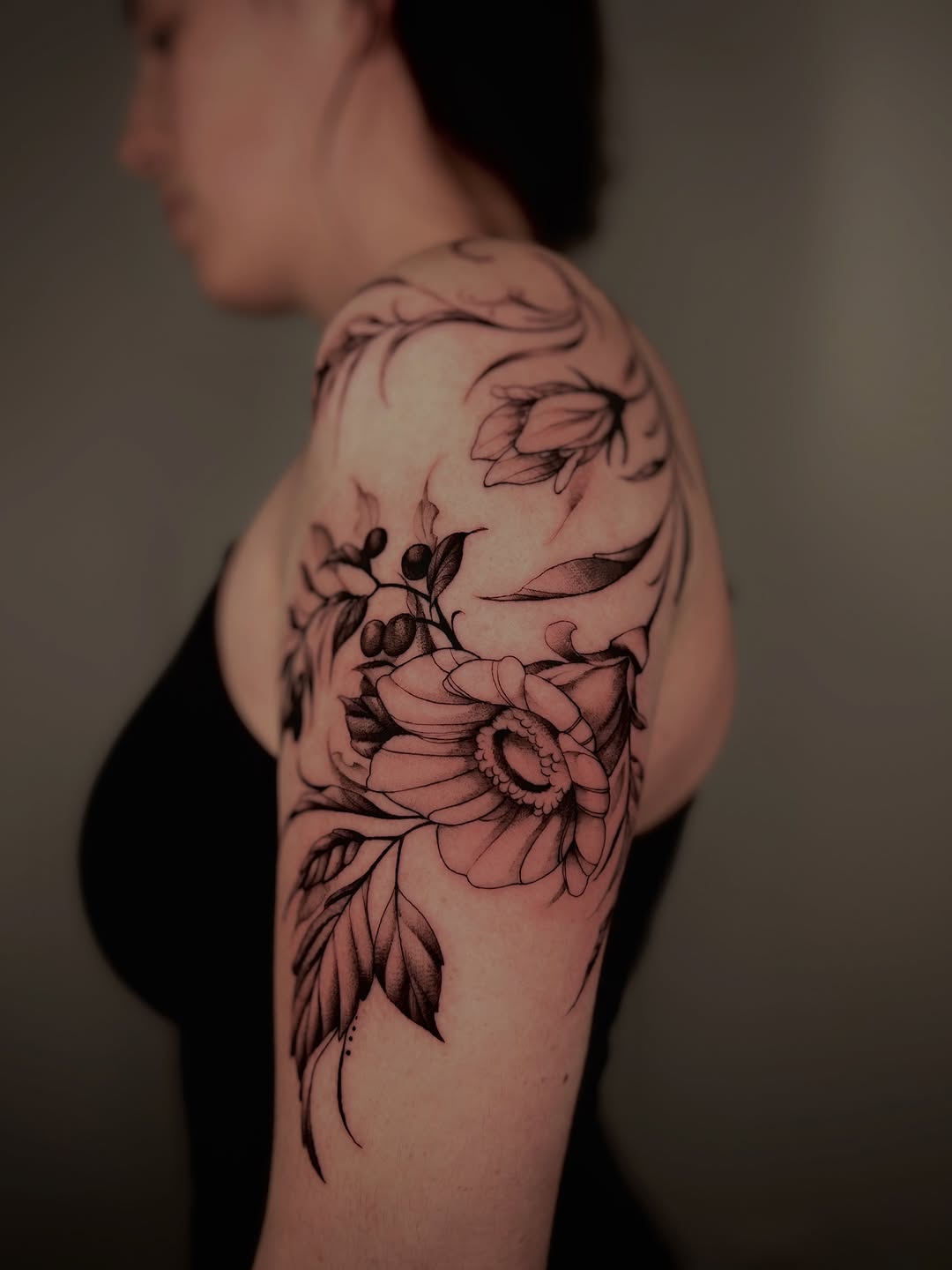 Tattoo by @haunt.of.eagles — fine_line, black_and_grey