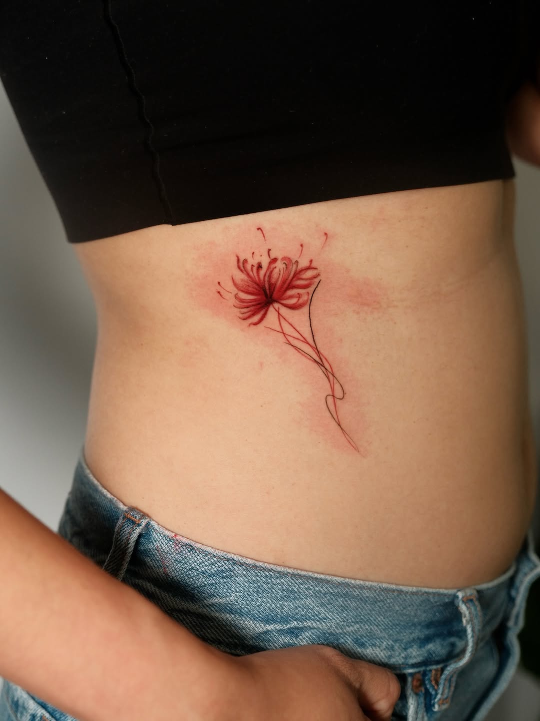 Tattoo by @byqeazy_eleven15 β fine_line, watercolor