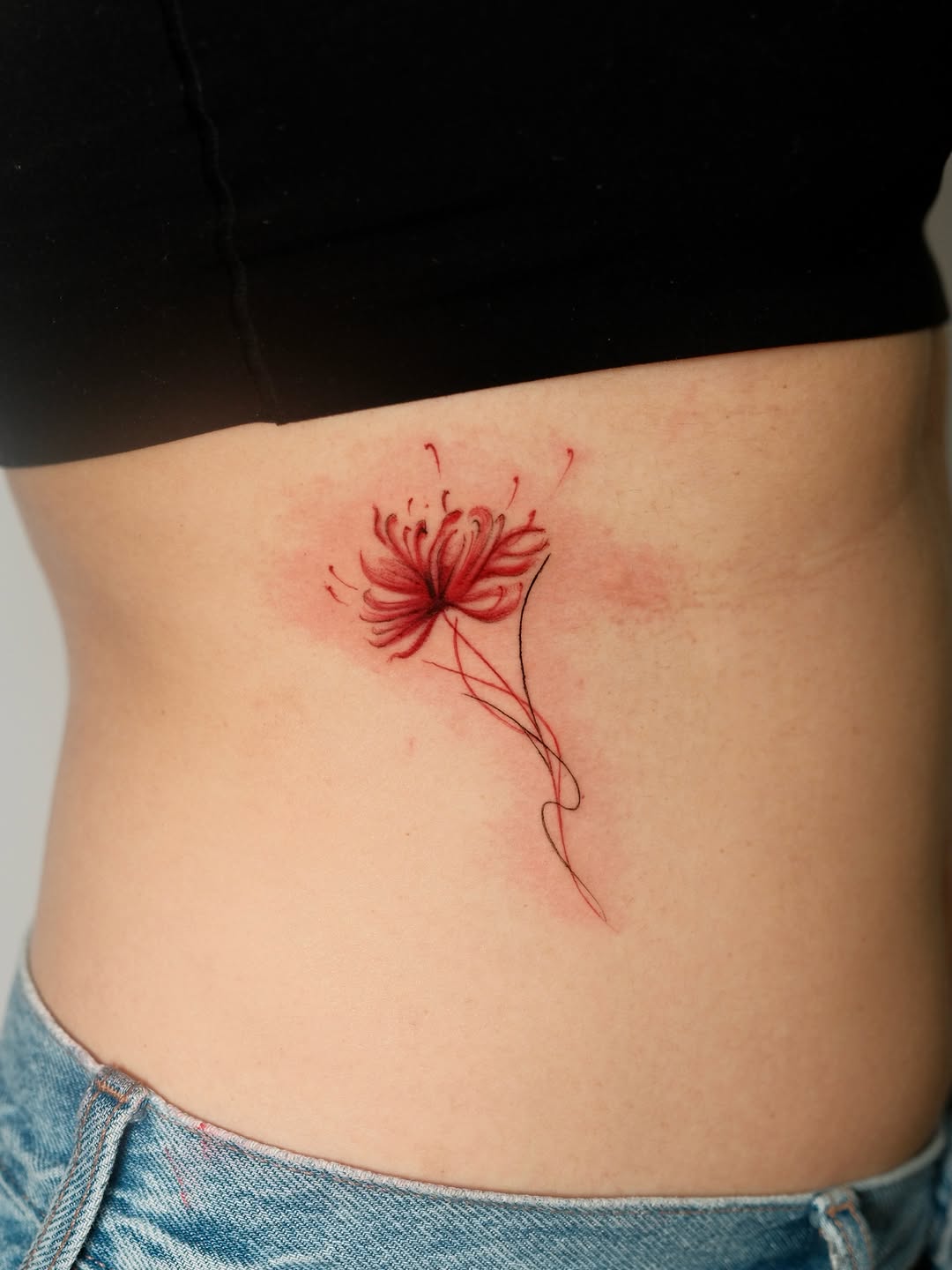 Tattoo by @byqeazy_eleven15 β fine_line, watercolor