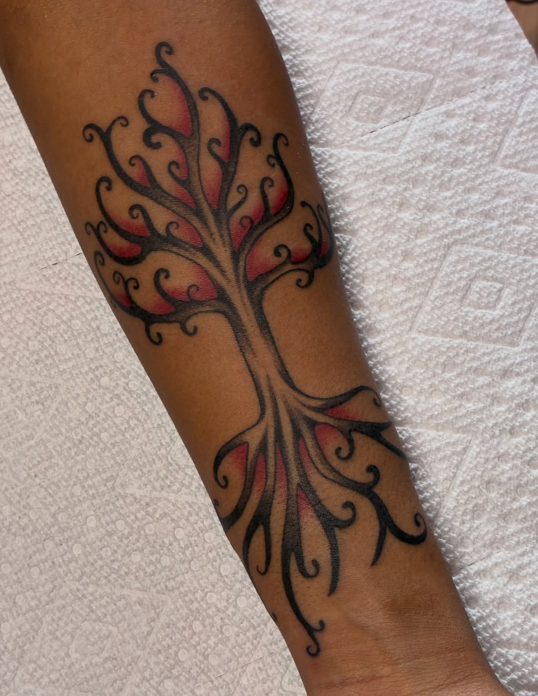 Tattoo by @fake.goth_ โ blackwork, ornamental