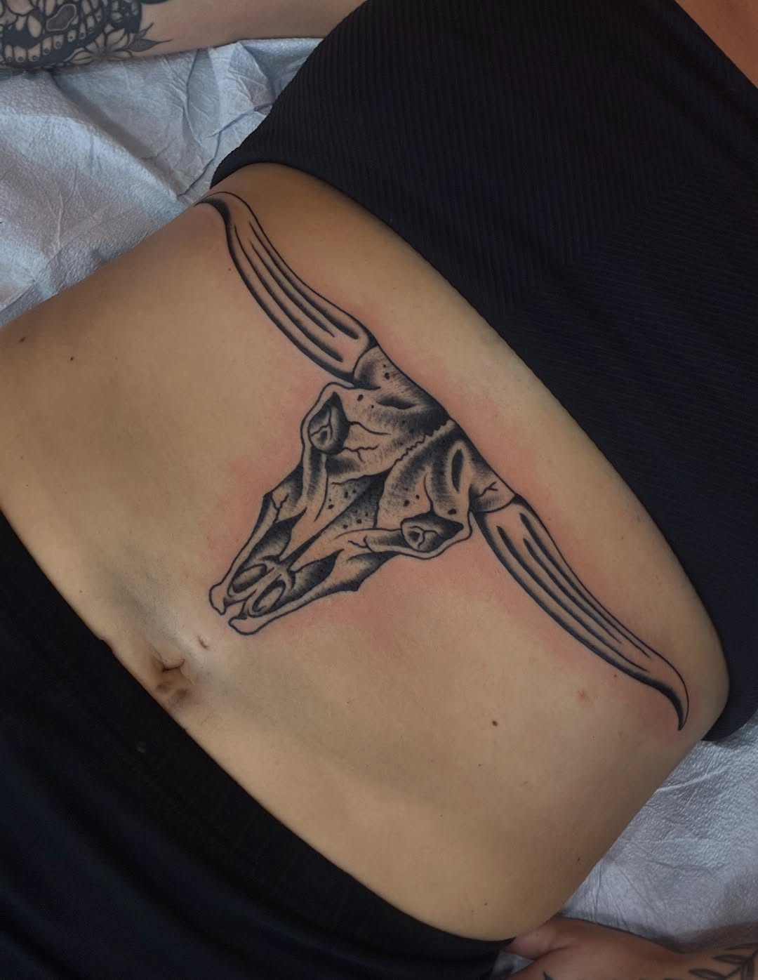 Tattoo by @fake.goth_ โ black_and_grey, realism