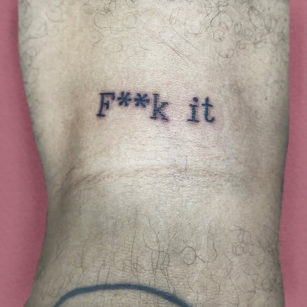 Tattoo by @babajagatattoos β lettering_script, fine_line