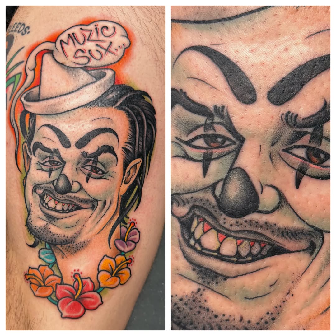 Tattoo by @pat_bennett_tattoos — new_school, black_and_grey