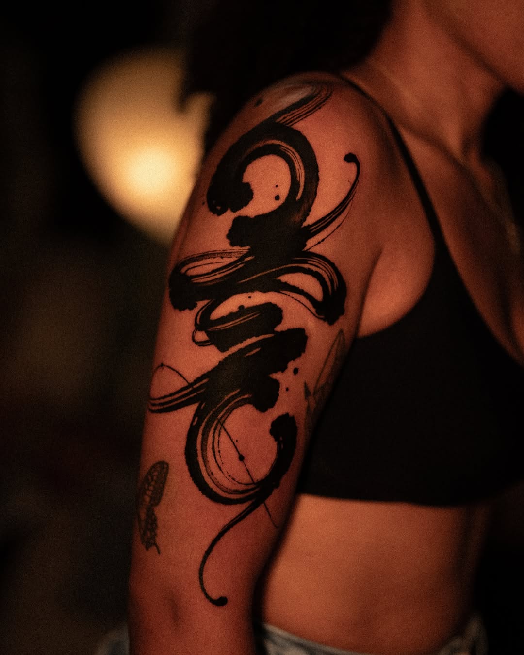 Tattoo by @low.original — blackwork, illustrative