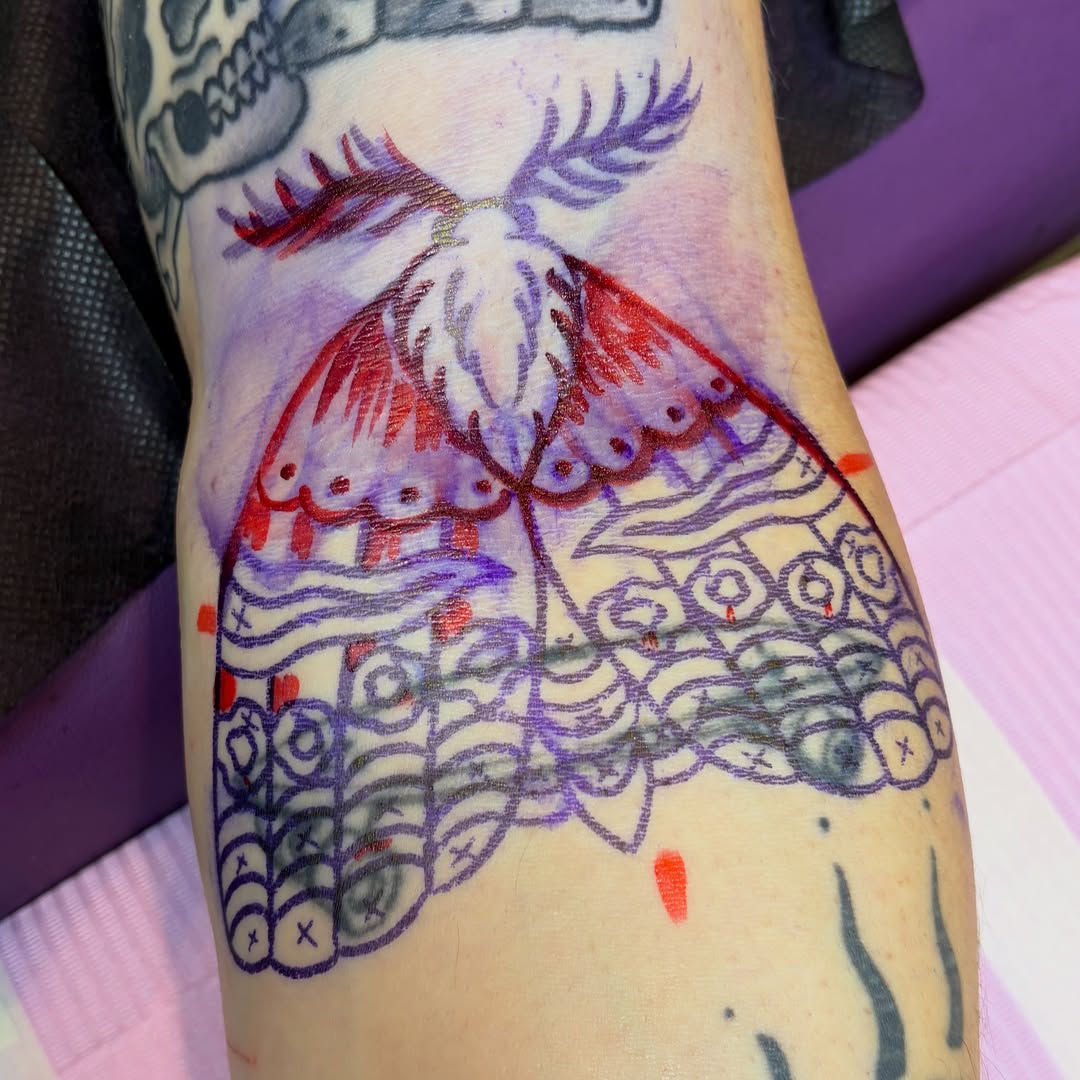 Tattoo by @caitberries — illustrative