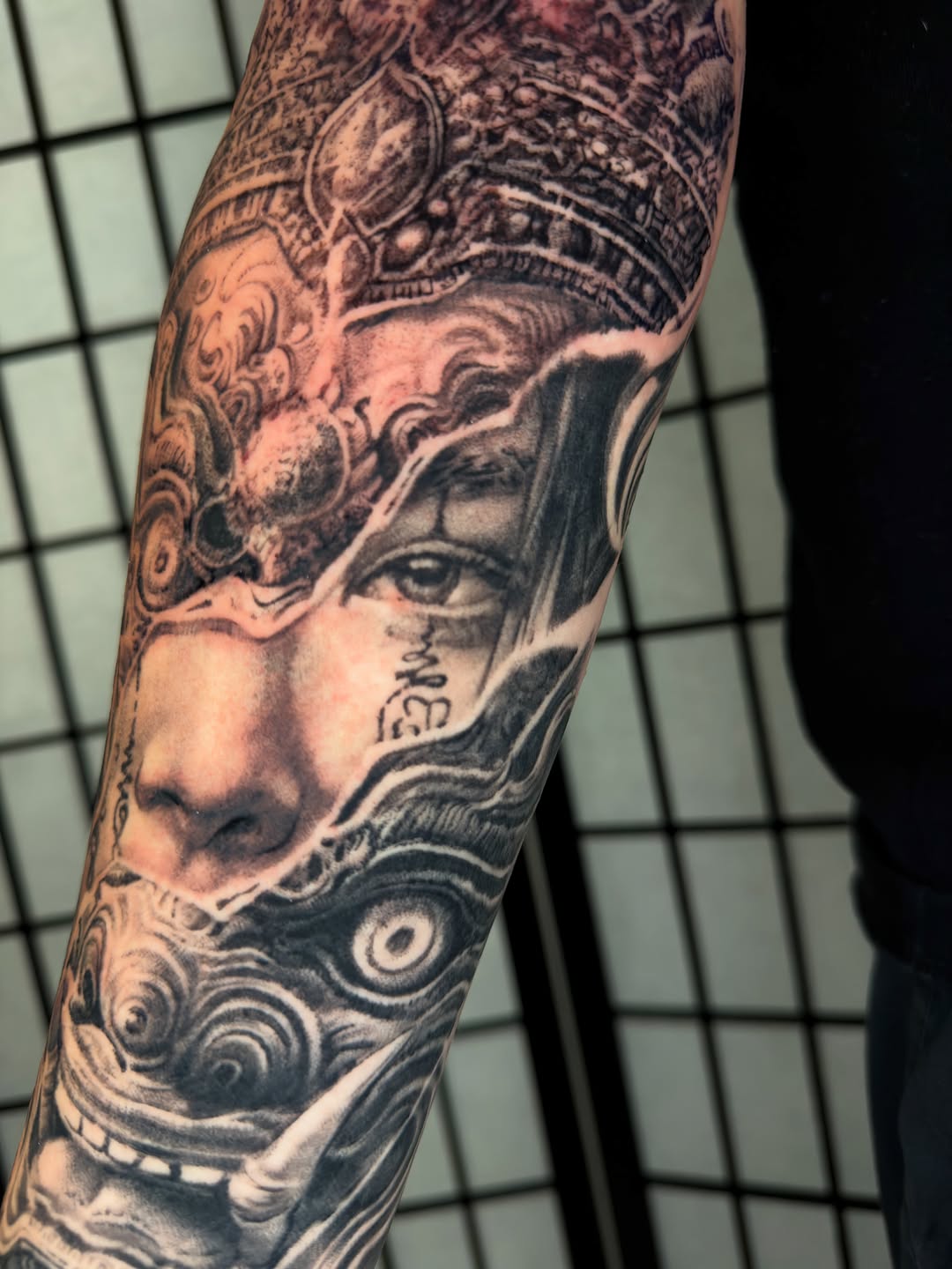 Tattoo by @joedejoya — realism, black_and_grey