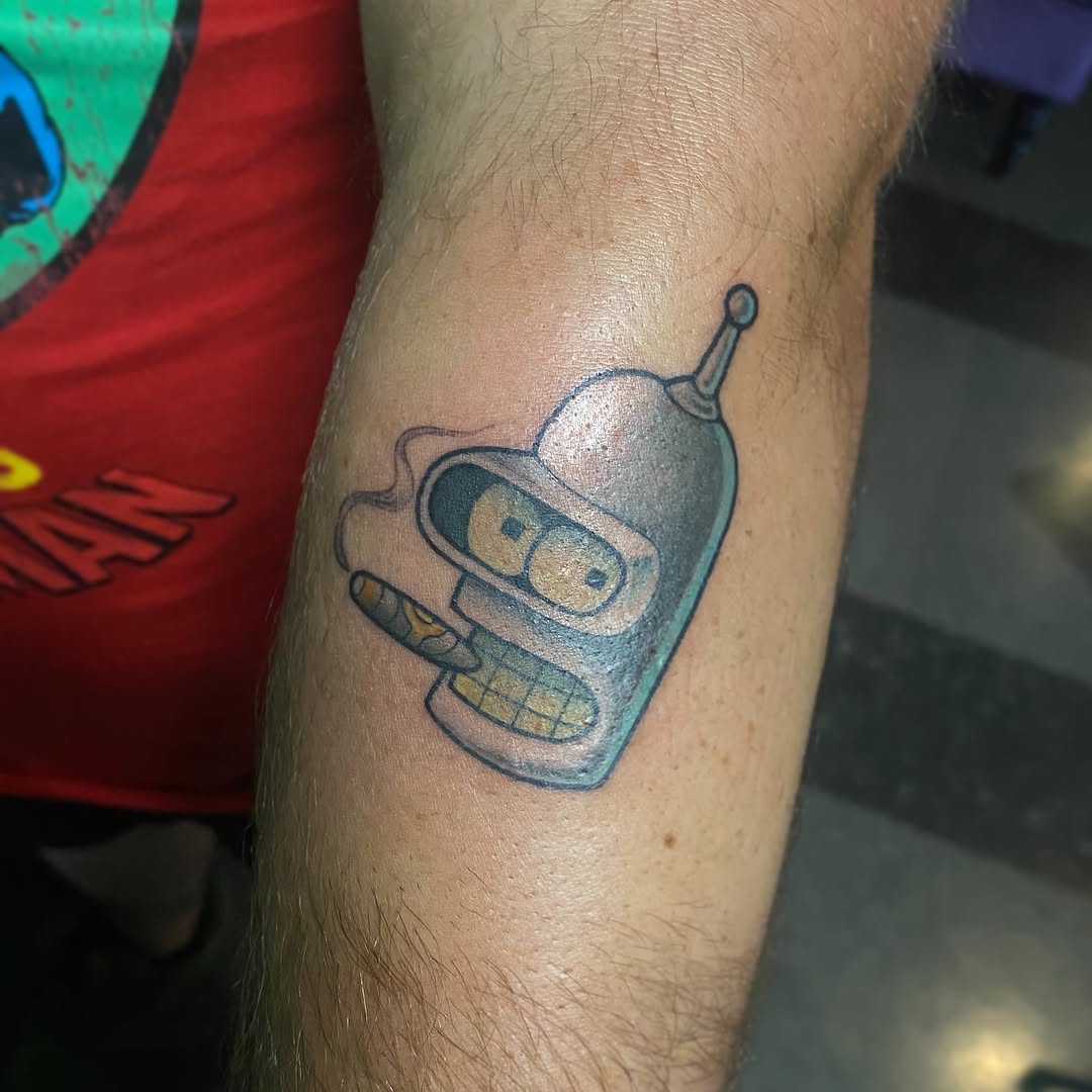 Tattoo by @gentledeviltattoo — new_school, anime