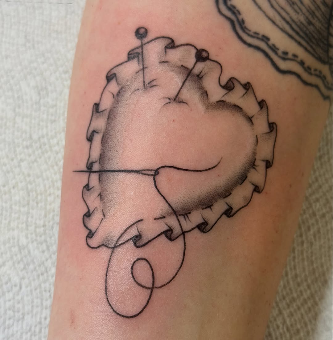 Tattoo by @_haloink_ — fine_line, dotwork