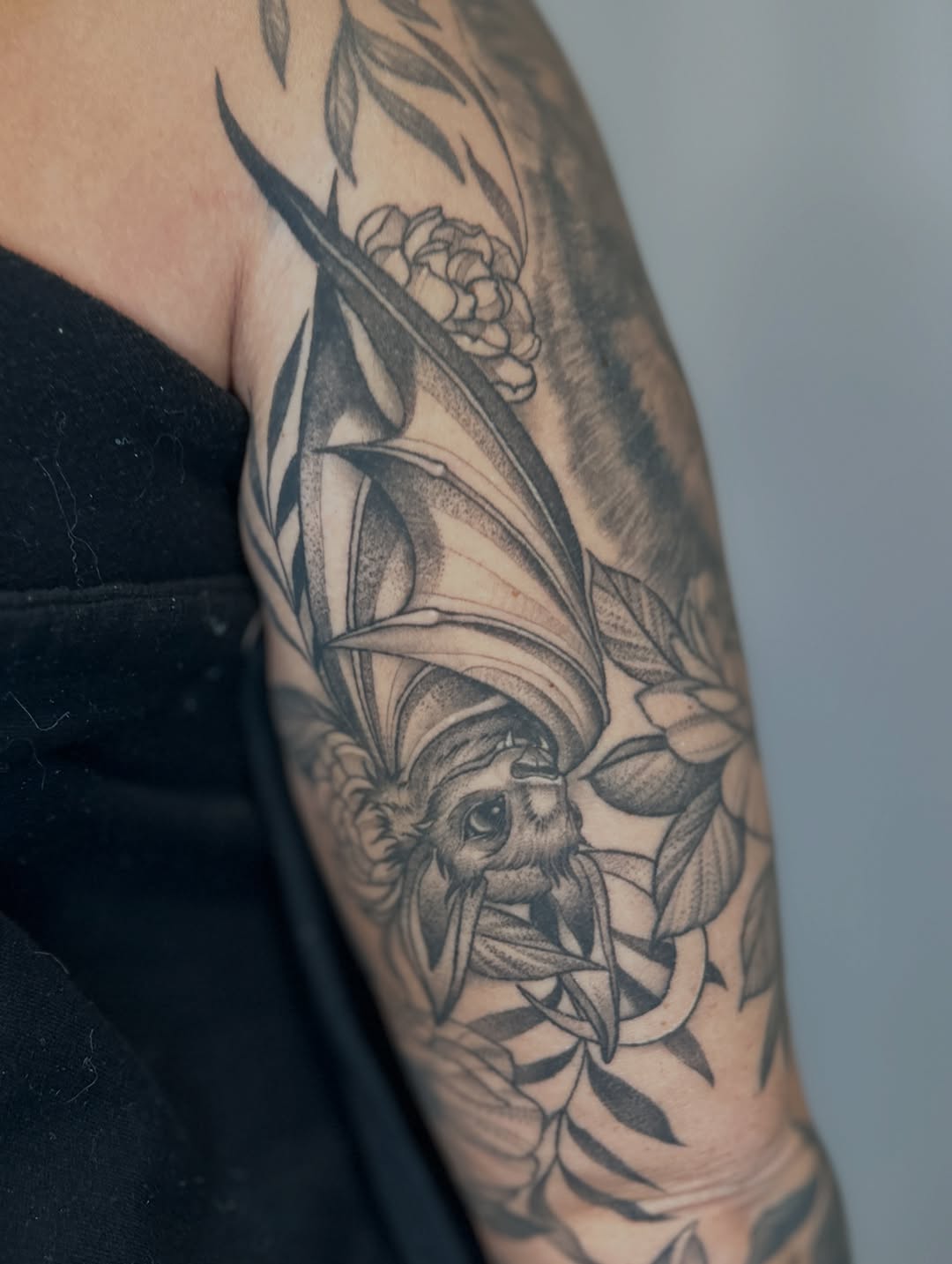 Tattoo by @grimmyweep — black_and_grey, realism