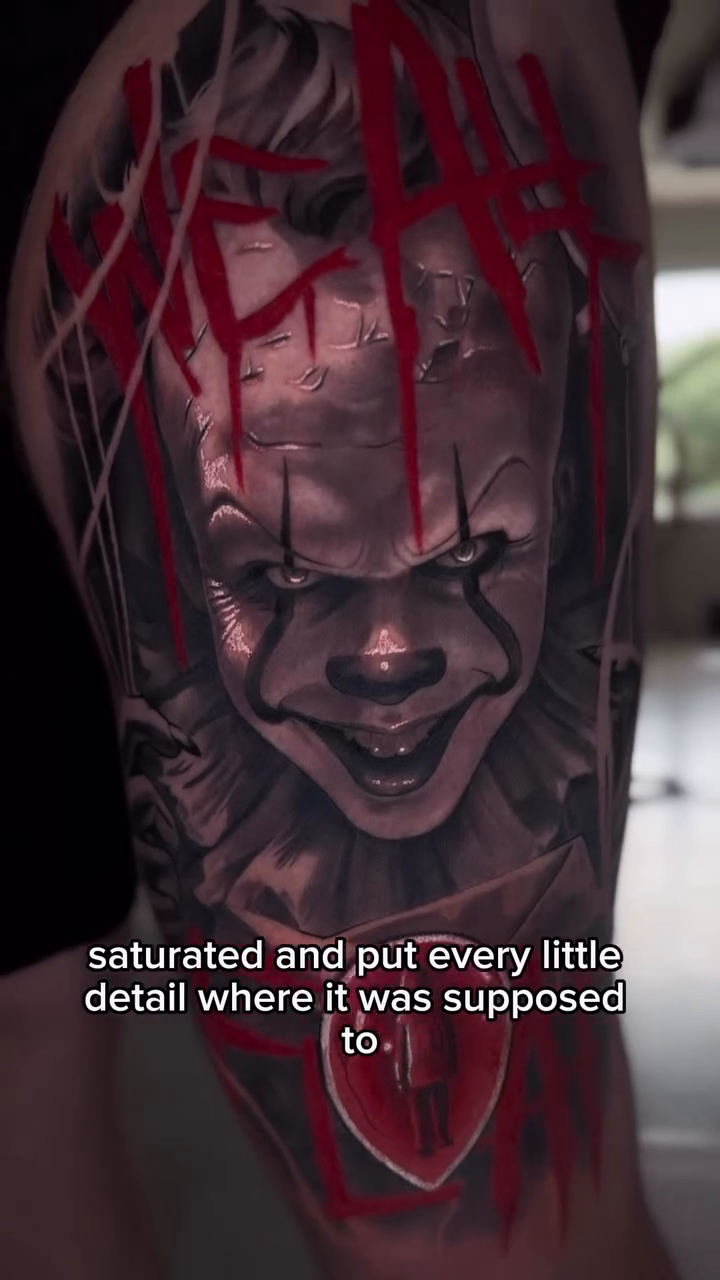 Tattoo by @tattsbyspike — dark_realism, trash_polka