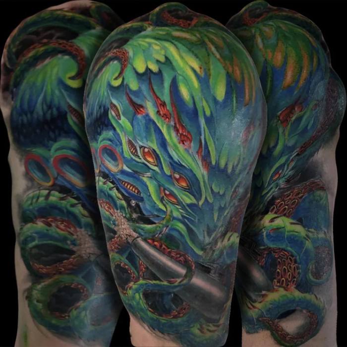 Tattoo by @flacomartinez13 — new_school, dark_realism