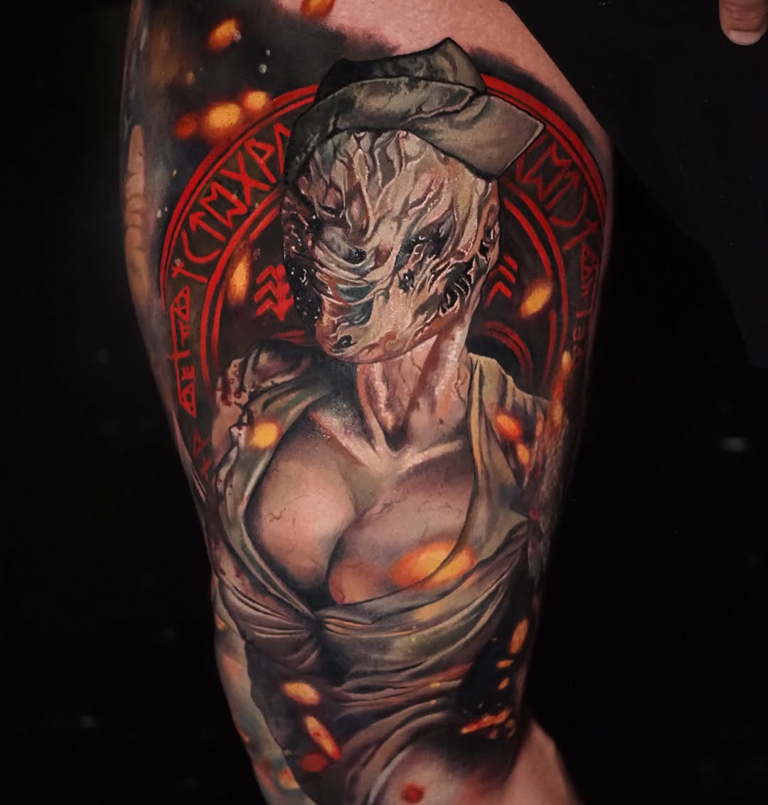 Tattoo by @anna_belle_tattoo β realism, dark_realism