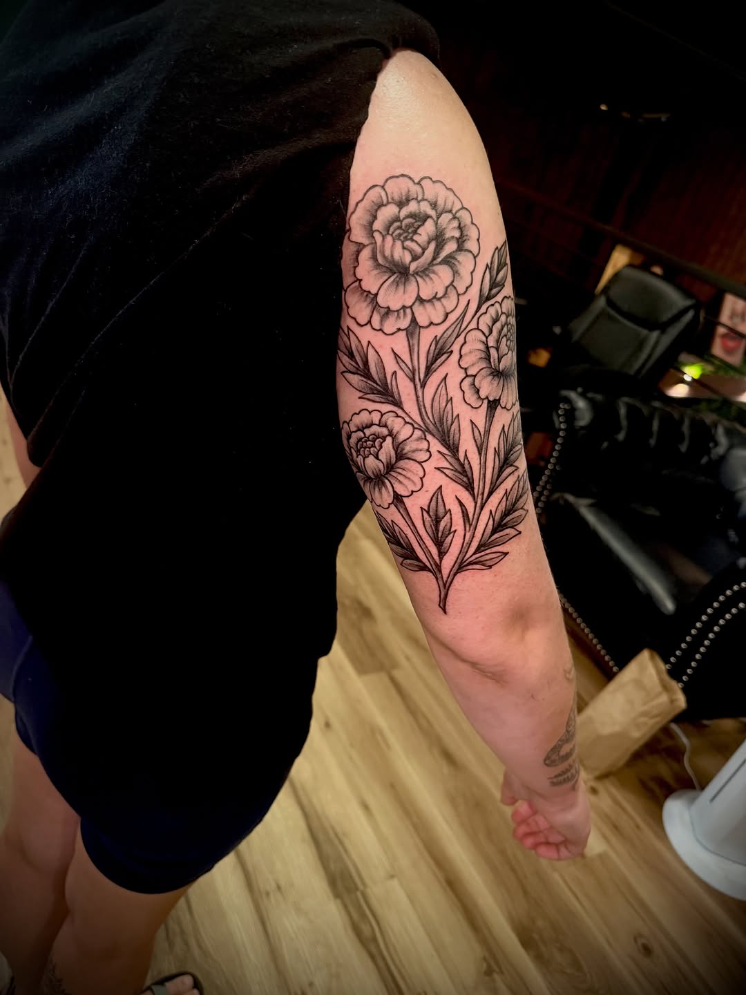 Tattoo by @dtf.tattoos — black_and_grey, fine_line