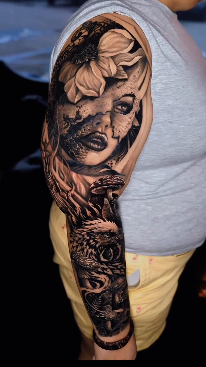 Tattoo by @pango_tattoo β black_and_grey, realism