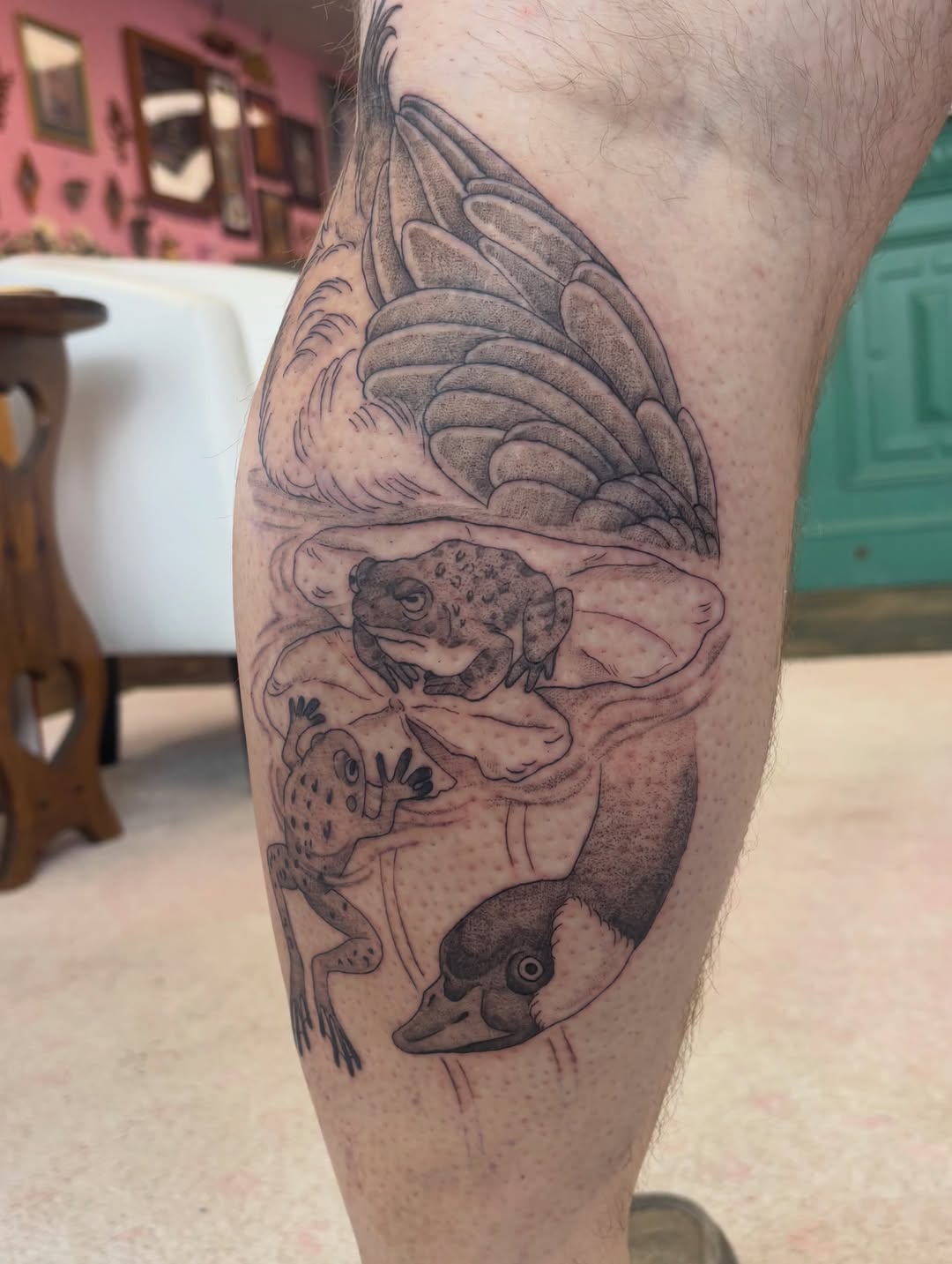 Tattoo by @beccabootattoos — black_and_grey, realism