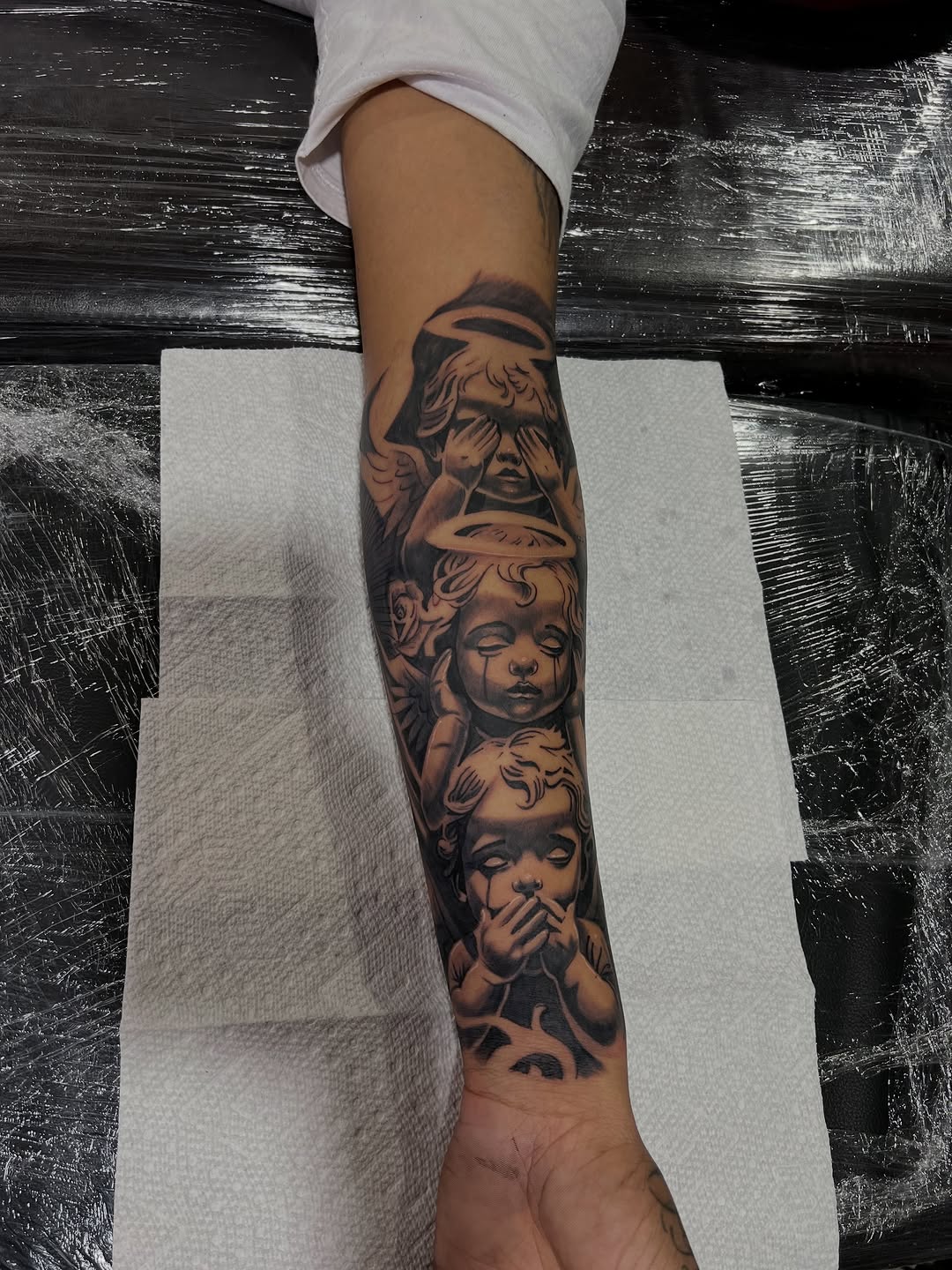 Tattoo by @marky_chavez โ black_and_grey, realism