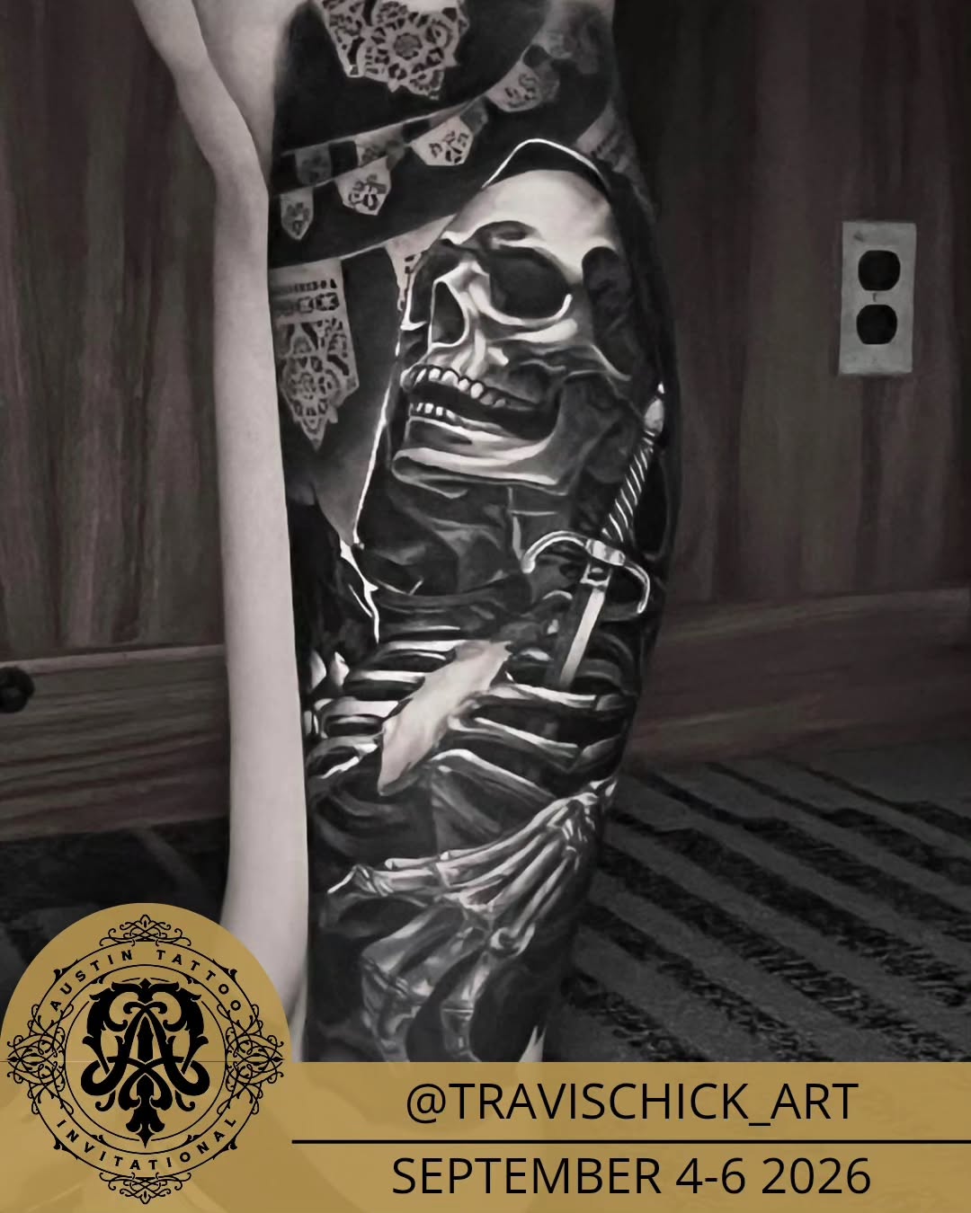 Tattoo by @travischick_art — realism, dark_realism