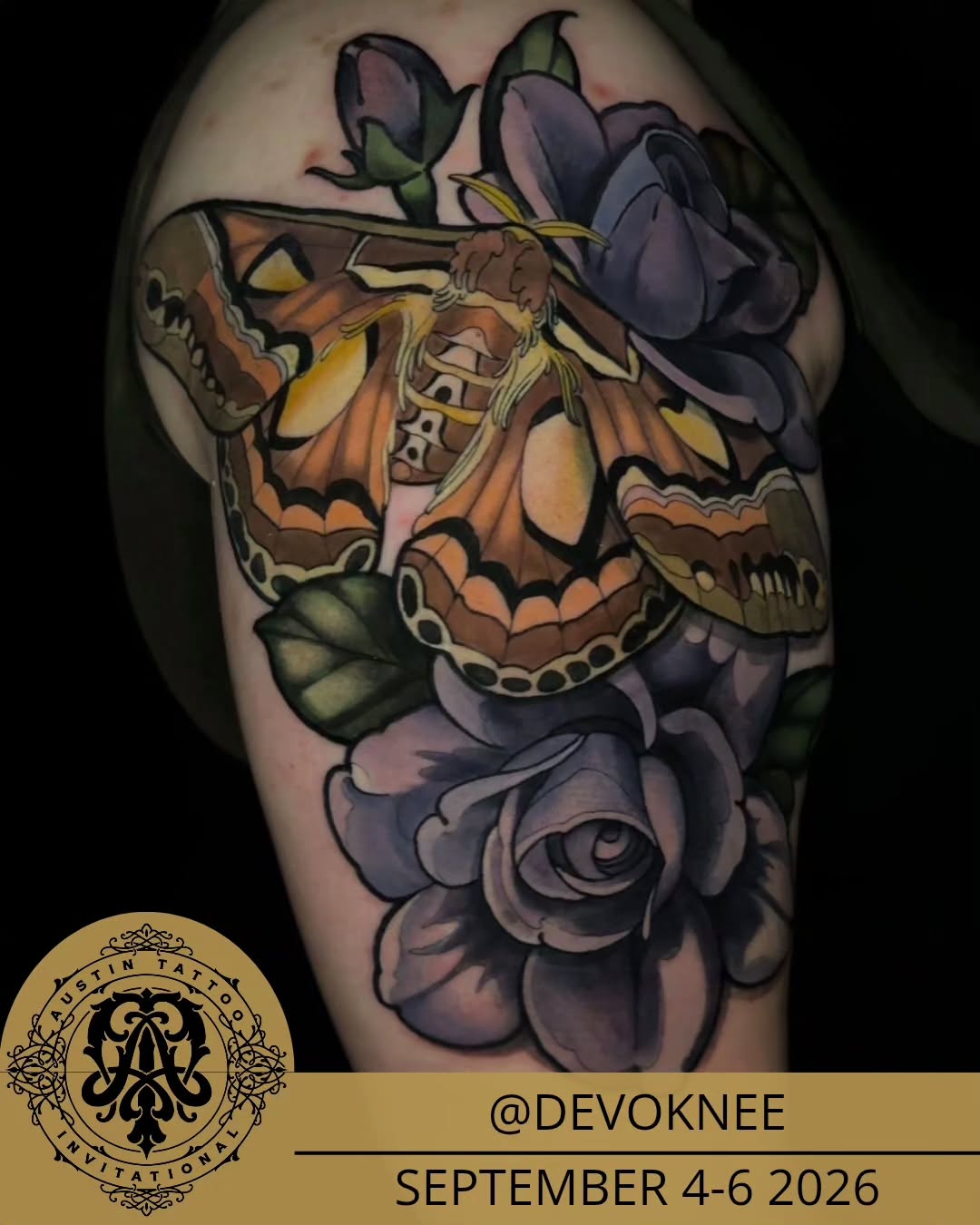Tattoo by @devoknee — realism, neo_traditional