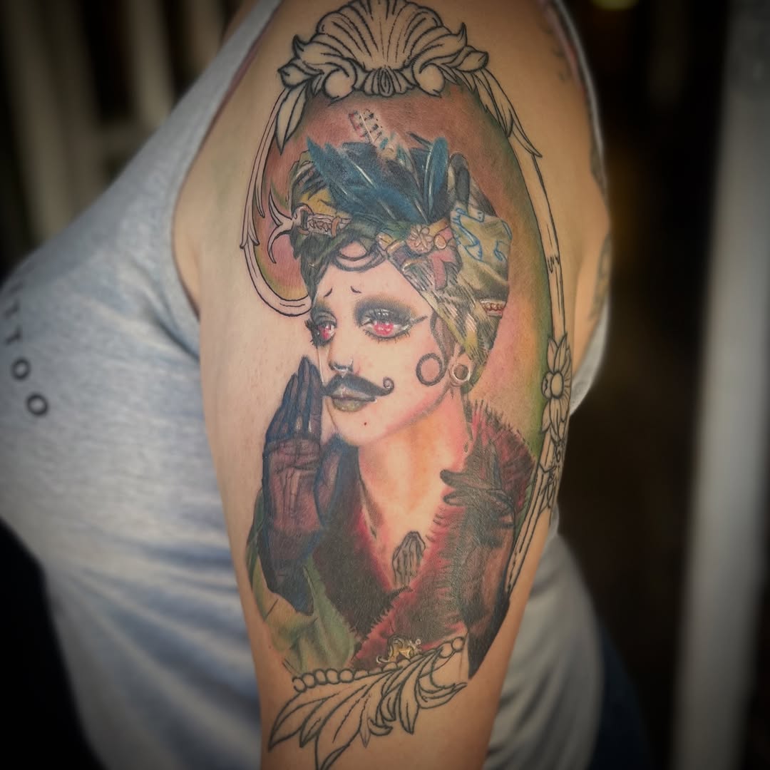 Tattoo by @mez_love_tattoos — neo_traditional, realism