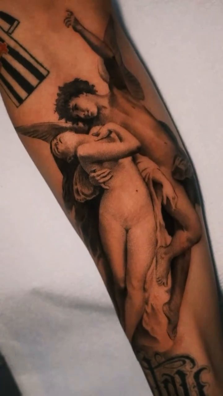 Tattoo by @nemo.tattooist — realism, black_and_grey