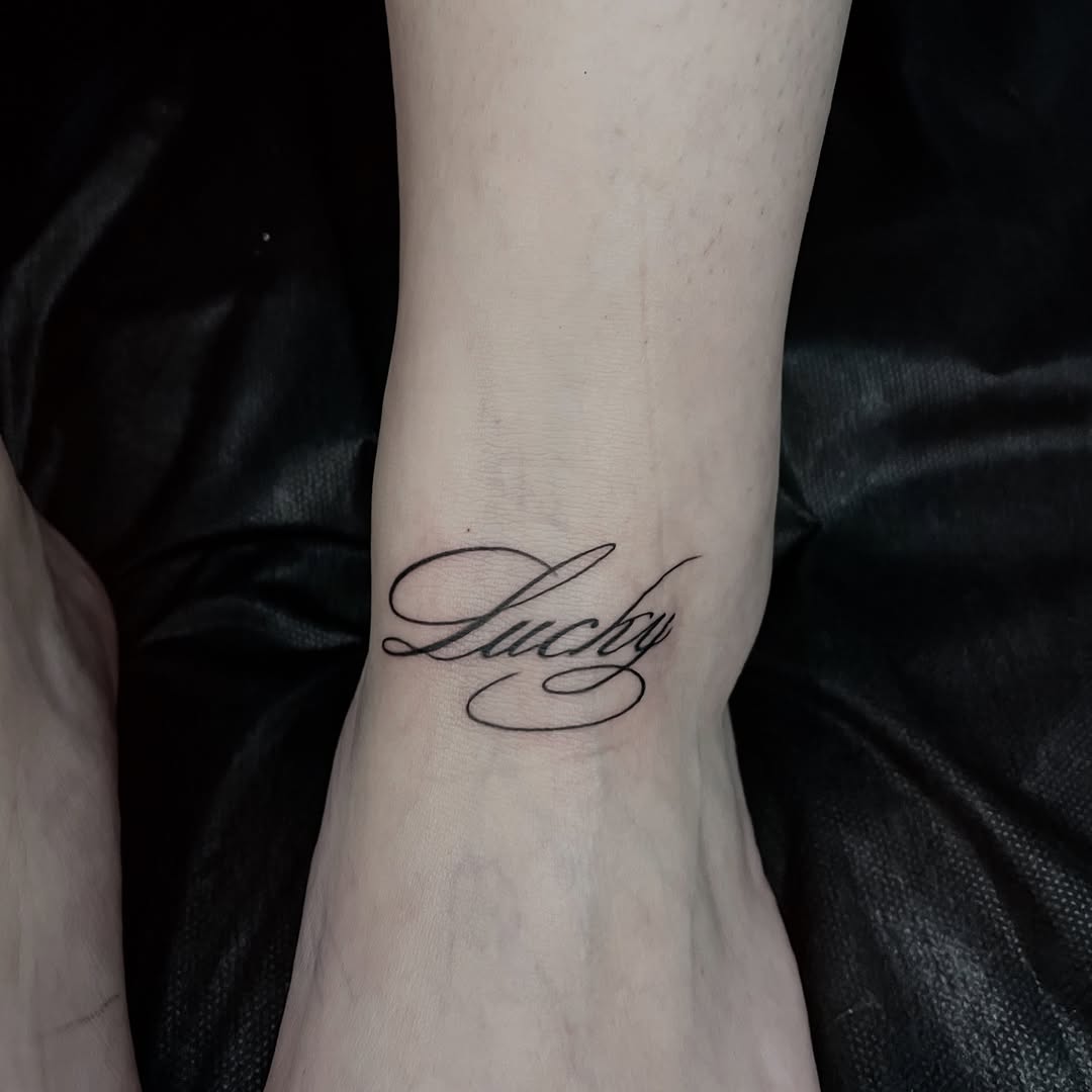 Tattoo by @sillylittleduck β lettering_script, fine_line