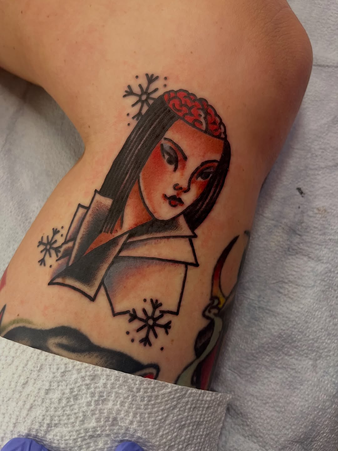 Tattoo by @leebrewstertattoos — american_traditional, neo_traditional