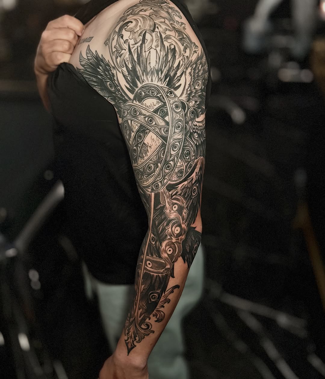 Tattoo by @tattooinsecta — black_and_grey, realism