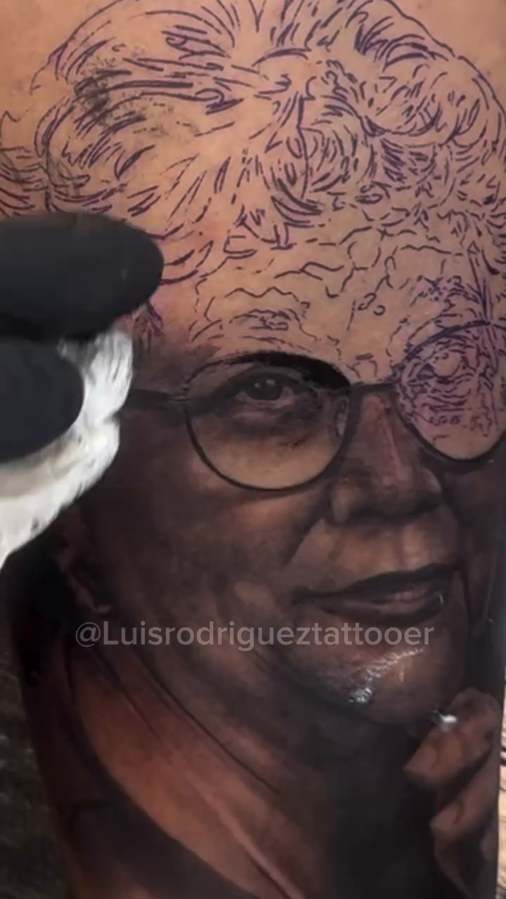 Tattoo by @luisrodrigueztattooer — realism, black_and_grey