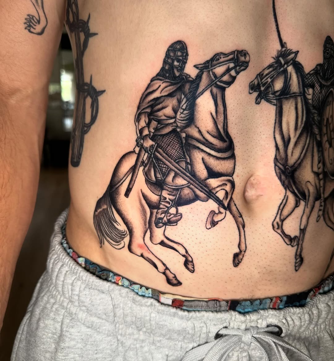 Tattoo by @art_by_woods — black_and_grey, realism