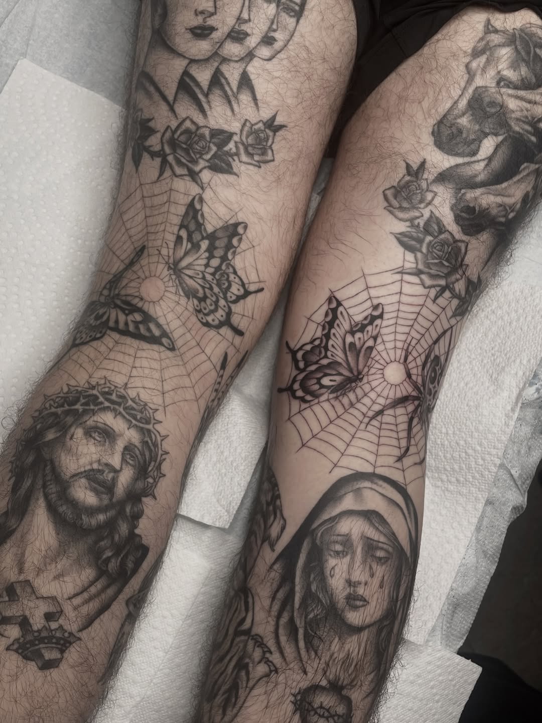 Tattoo by @dakotatattoo — realism, black_and_grey